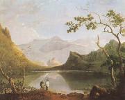 Richard  Wilson View of Snowdon from Llyn Nantlle (mk08) oil painting on canvas